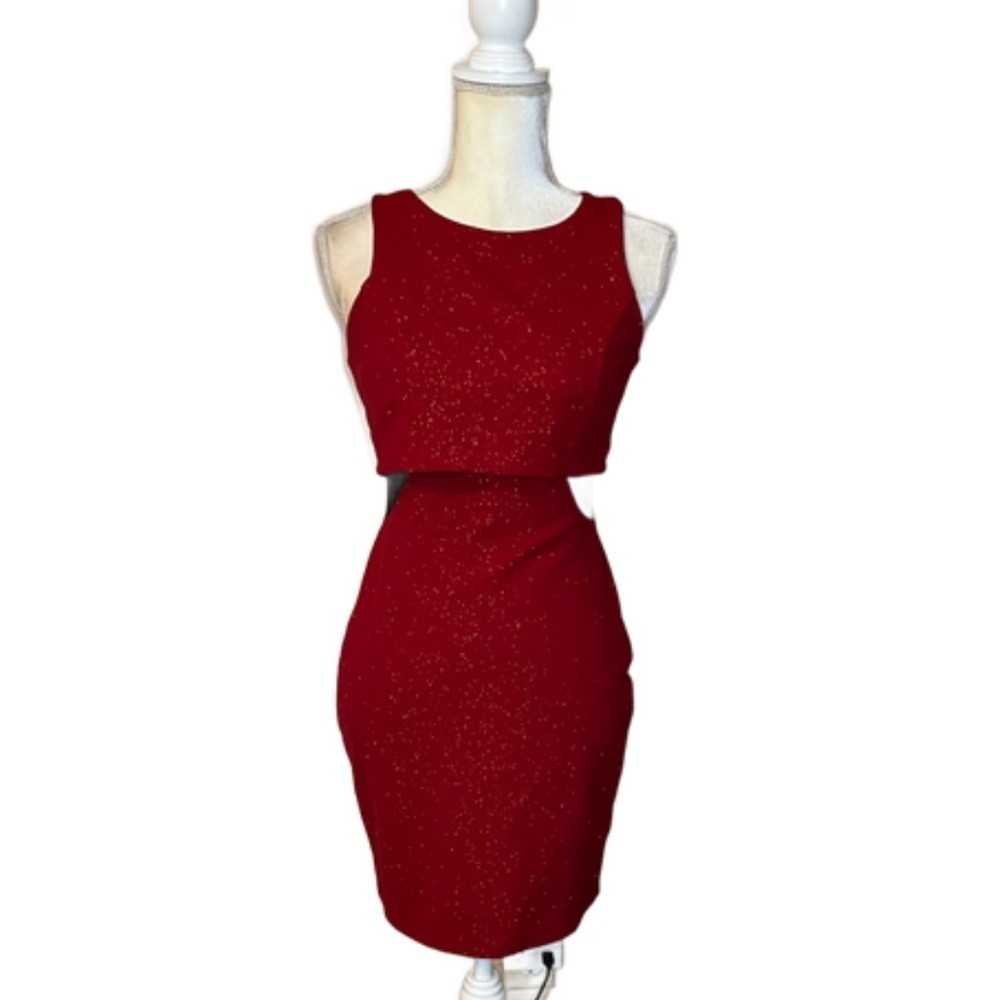 ⭐️ 3 For $15 Emerald Sundae Red Sleeveless Dress